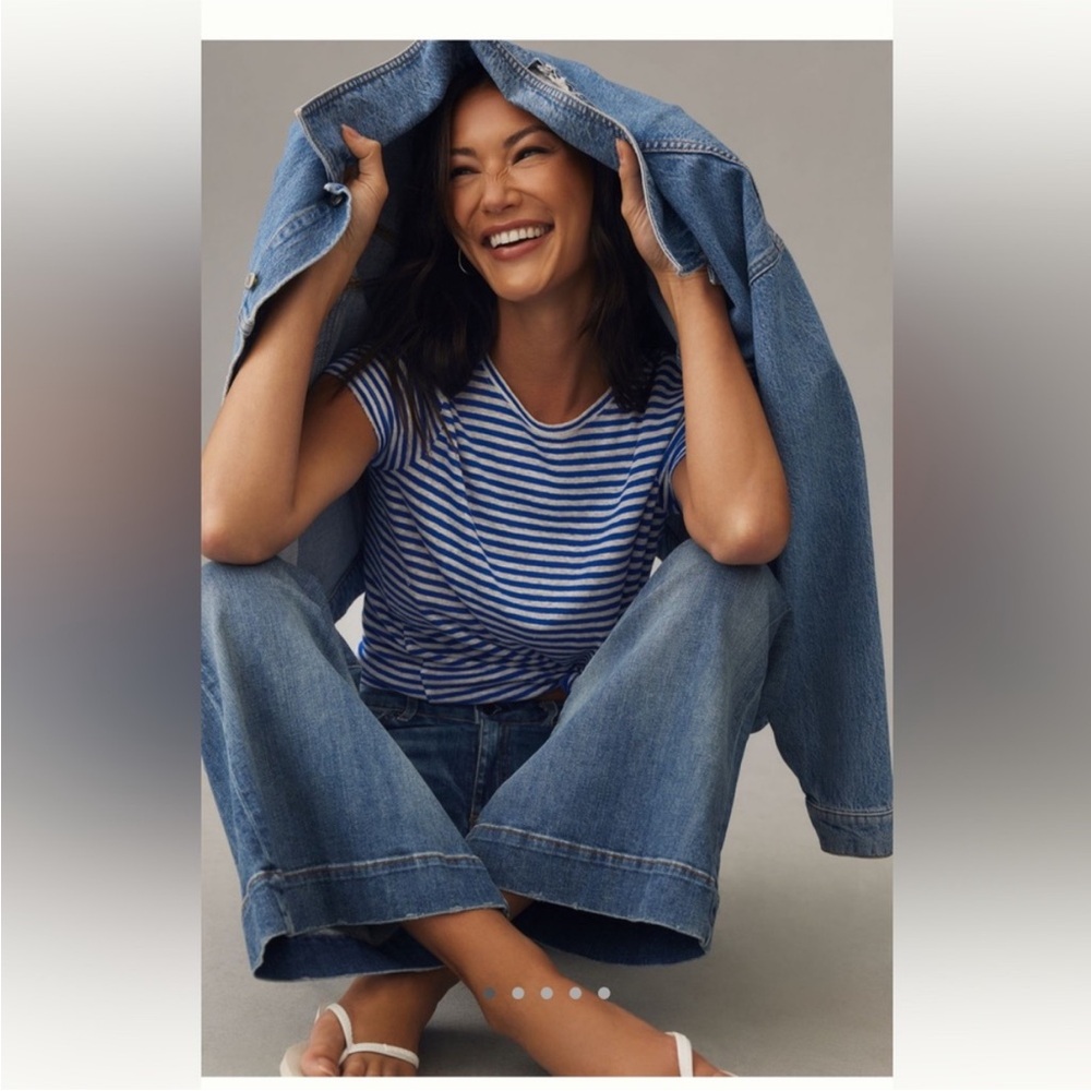 Frame Easy True Linen Tee xs